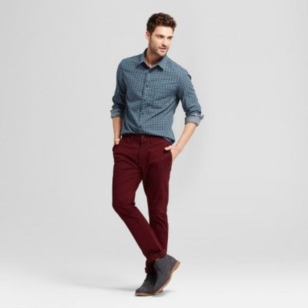 NEW Standard Fit Long Sleeve Double Weave Shirt C7 - Picture 3 of 8